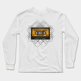 Oldschool audio tape Long Sleeve T-Shirt